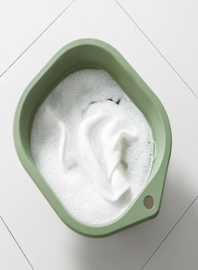 JENIFO PEPPRIG Wash-tub, Foldable/Green, 10 l (338 oz) - Image 5